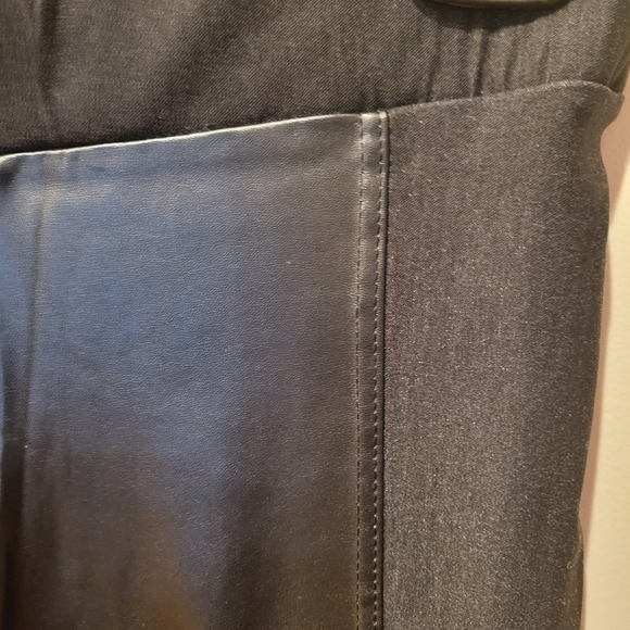 Pierre Mantoux faux leather leggings. NWOT. - Picture 4 of 9